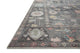 Loloi II Elysium Charcoal / Multi 3'-6" x 5'-6" Accent Rug