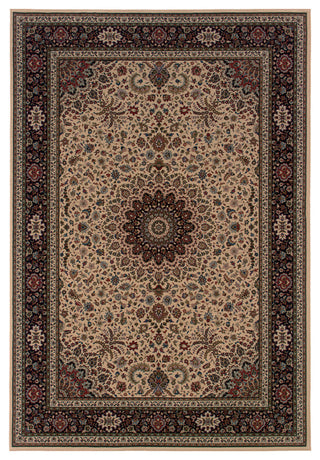 Oriental Weavers Ariana Collection Ivory/Black Oriental Indoor Area Rug 12'X15'