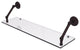Prestige Monte Carlo 30" Floating Glass Shelf, Antique Bronze