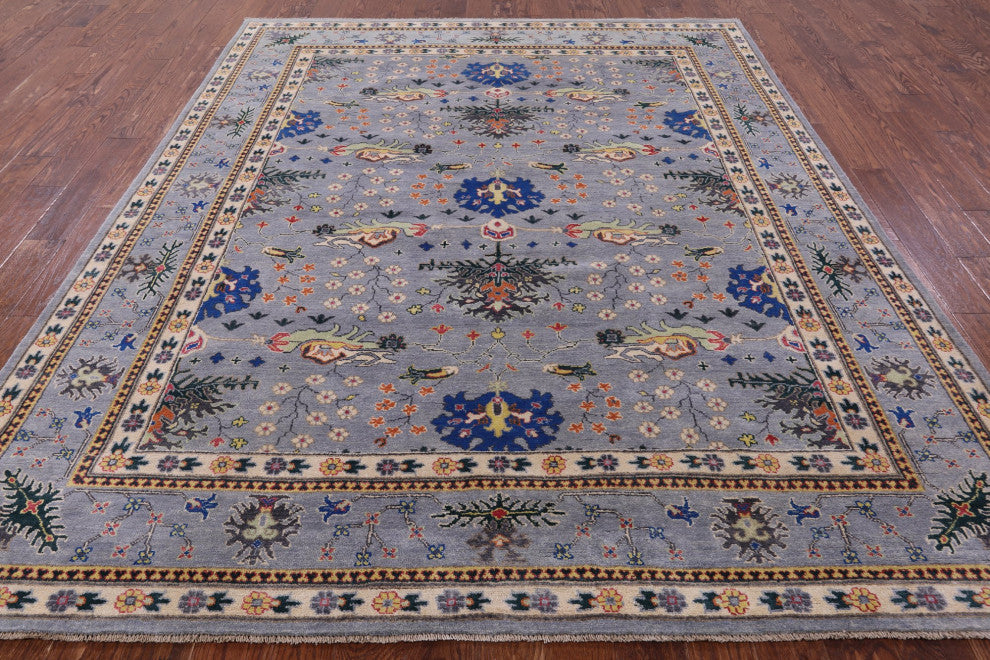 William Morris Handmade Wool Rug 8' 0" X 9' 9" Q9502