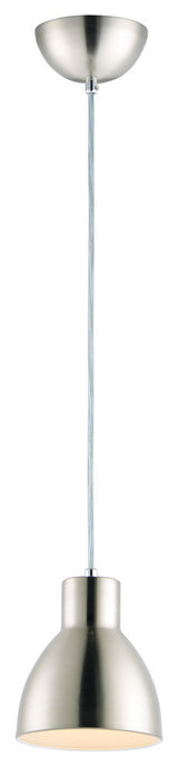 Maxim Lighting Cora 1-Light Pendant, 7", Satin Nickel