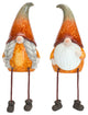 Pumpkin Gnome With Dangle Legs, 2-Piece Set