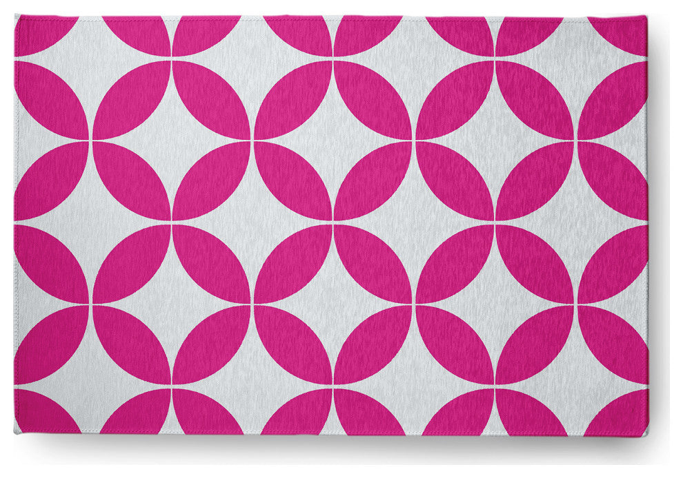 Eye Opener Spring Chenille Rug, Orchid, 4'x6'