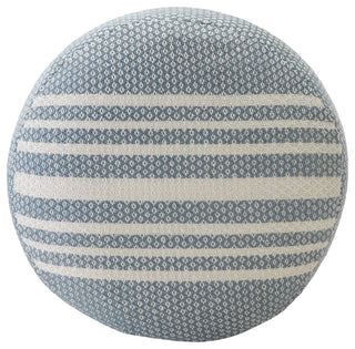Simple Stripe Indoor Outdoor Pouf