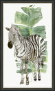 Zebra And Palms, Giclee Reproduction Artwork
