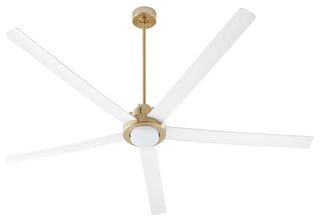 Quorum International 80805 Revel 80" 5 Blade Indoor / Outdoor - Matte Black