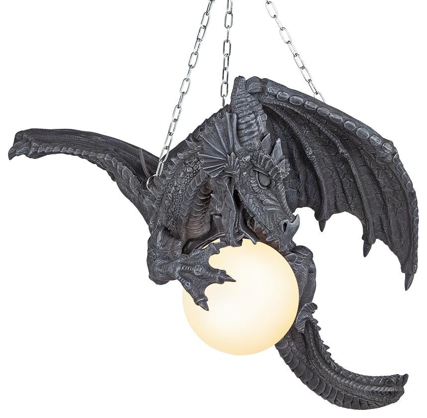 Design Toscano Nights Fury Dragon Lamp
