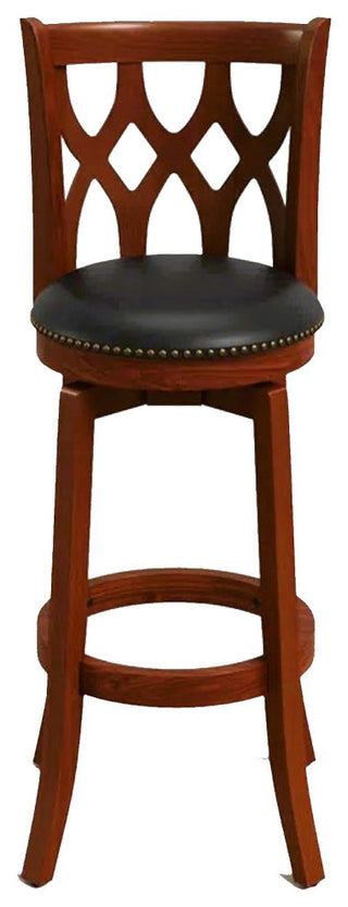 Cathedral Bar Stool, 29", Cherry