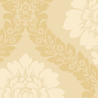 Shades, Damask Geometric Graphic Cream Wallpaper Roll