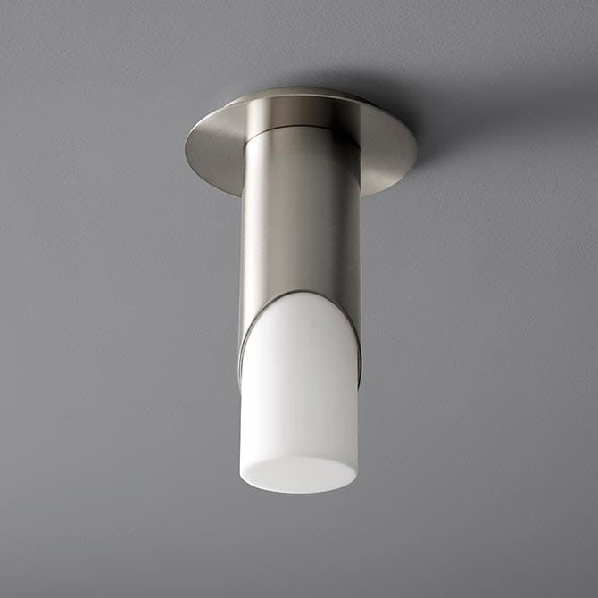 Ellipse Ceiling Light in Satin Nickel