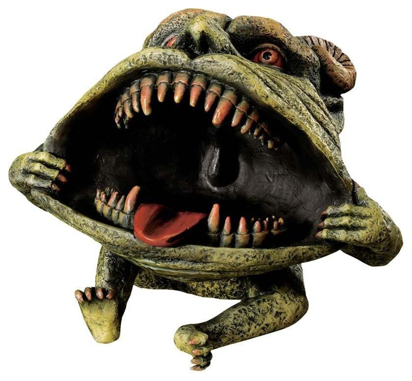Gothic Evil Gnome Collectible Phantom Desktop Storage Statue Sculpture