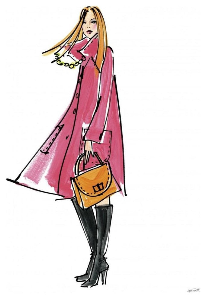 "Colorful Fashion III" Digital Paper Print by Anne Tavoletti, 24"x30"
