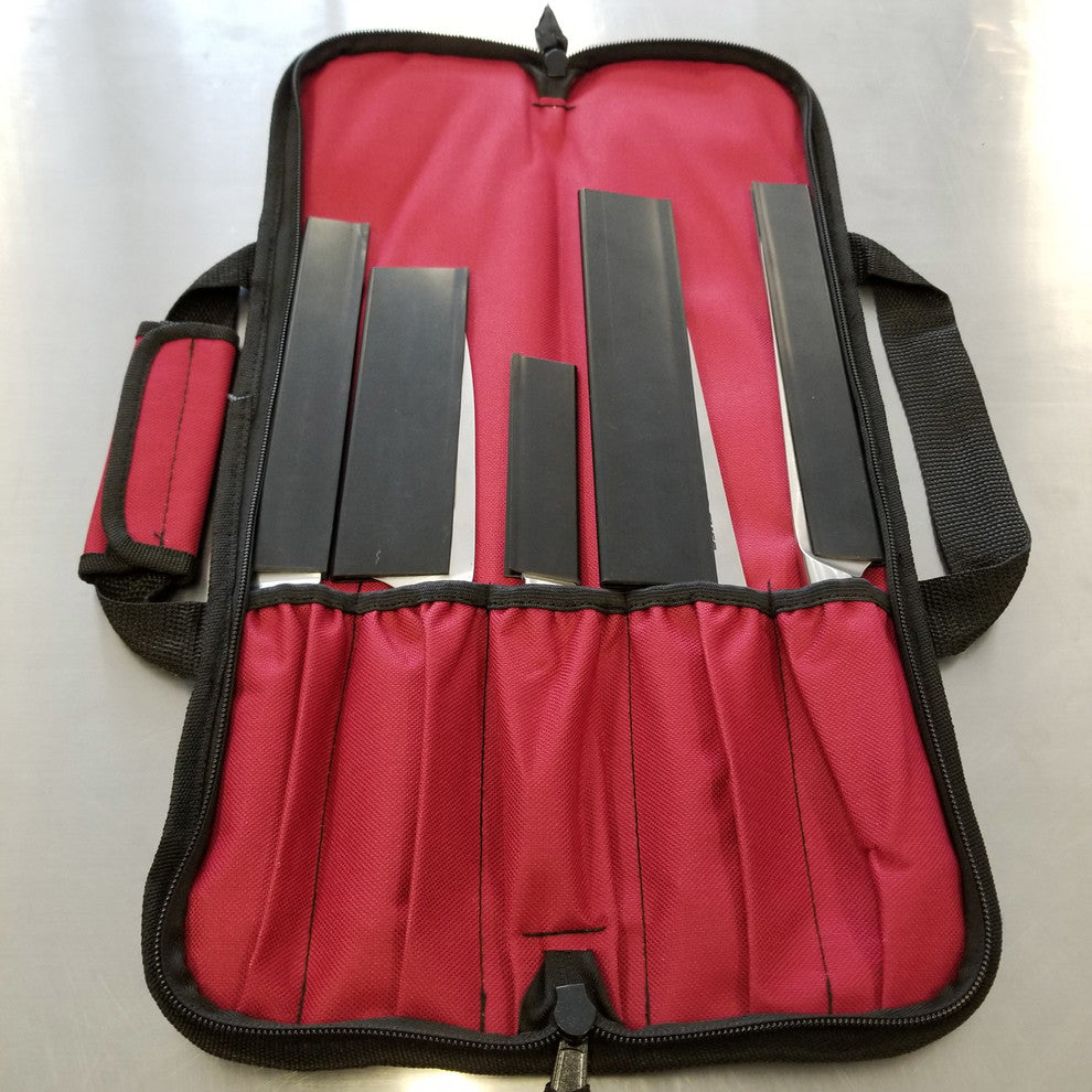 5 Pocket Knife Bag by Ergo Chef, Red