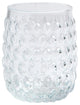 Claire Hand-Blown Tumbler Glasses, Set of 6, Clear