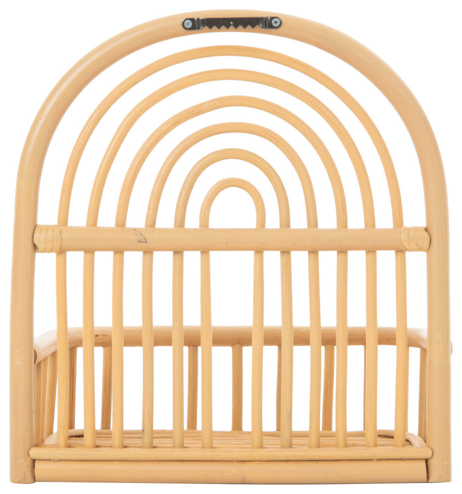 Rainbow Rattan Wall Shelf
