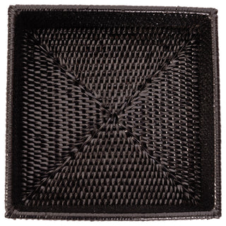Artifacts Rattan™ Luncheon Napkin Holder, Tudor Black