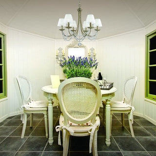 Golden Lighting Mirabella Golden Aura 6 Light Chandelier