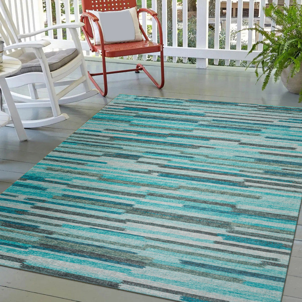 Indoor/Outdoor Sedona SN8 Poolside Machine Washable 8' x 10' Rug