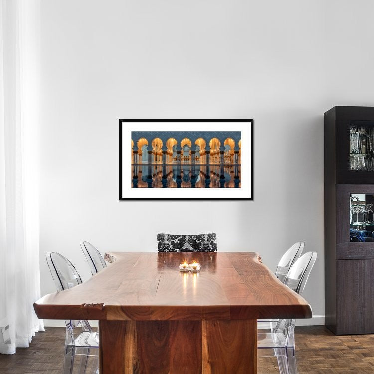 "Reflections" Framed Digital Print by Stefan Schilbe, 44x27"