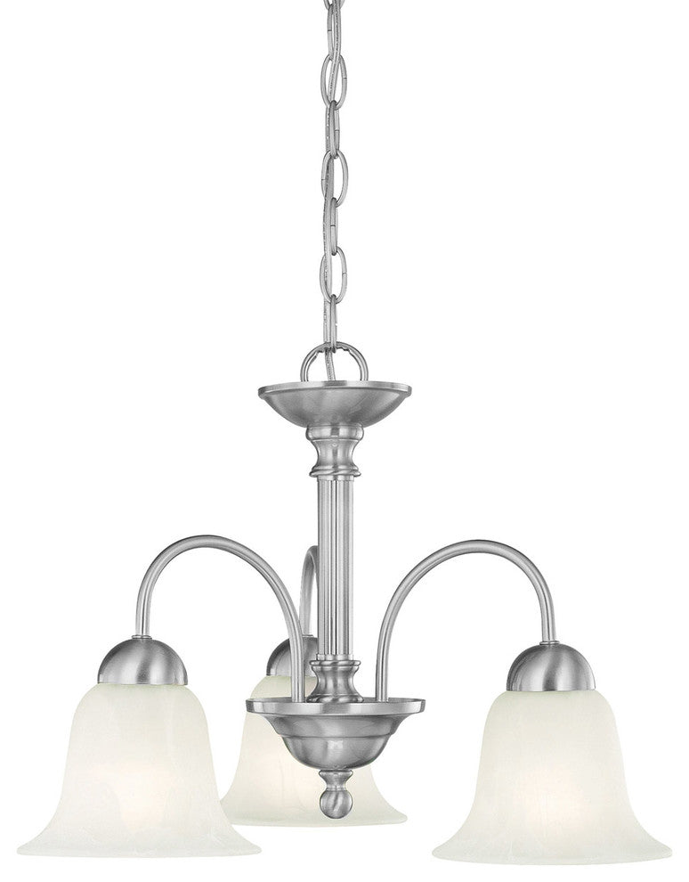Thomas Lighting SL881278 Riva Pendant Brushed Nickel 3X100W 120V