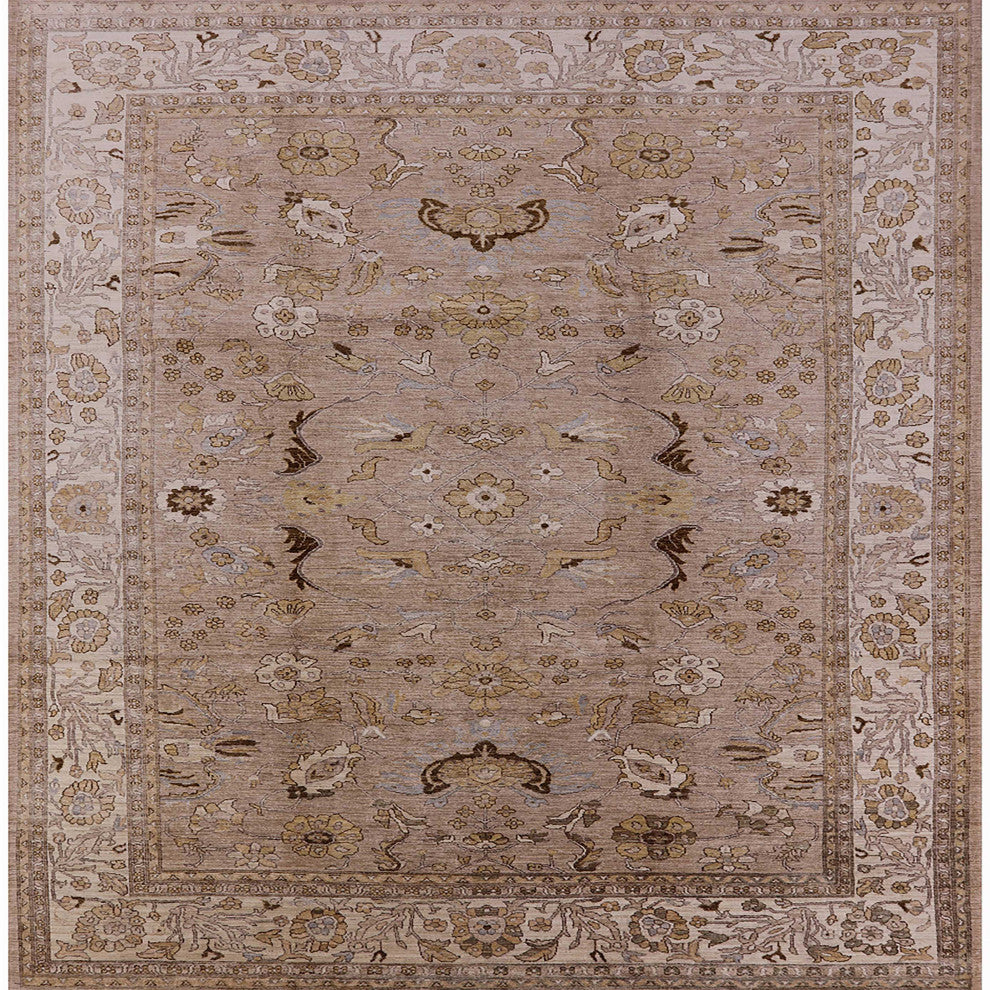 Ahgly Company Indoor Square Mid-Century Modern Area Rugs, 3' Square