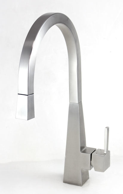 Imperial Design Lead Free Single Hole Pull Out Sprayer Kitchen Faucet