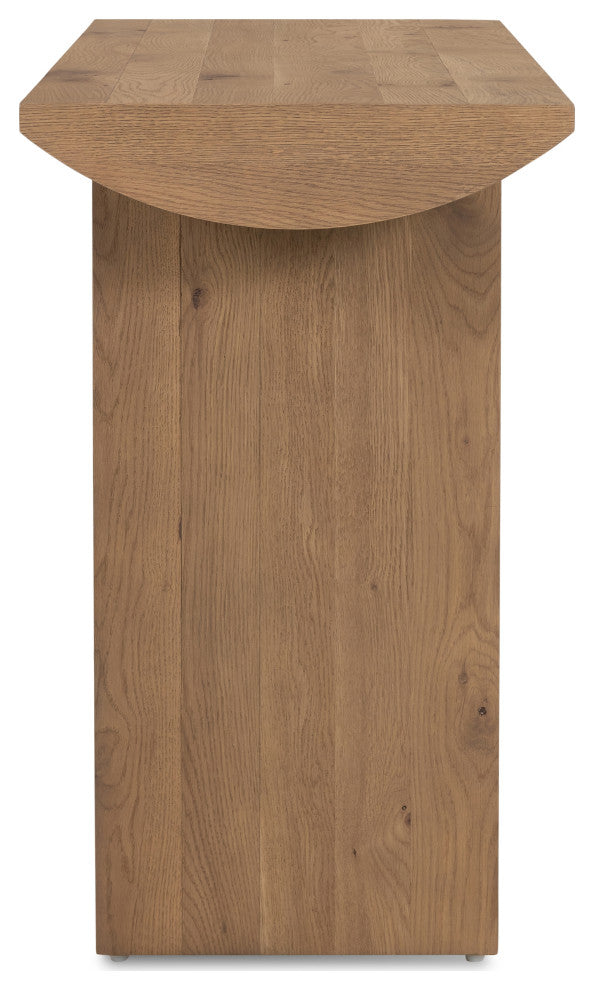 Pickford Console Table-Dusted Oak Veneer