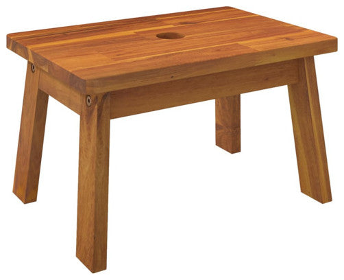 vidaXL Step Stool Plant Stool for Outdoor Bathroom Living Room Solid Wood Acacia