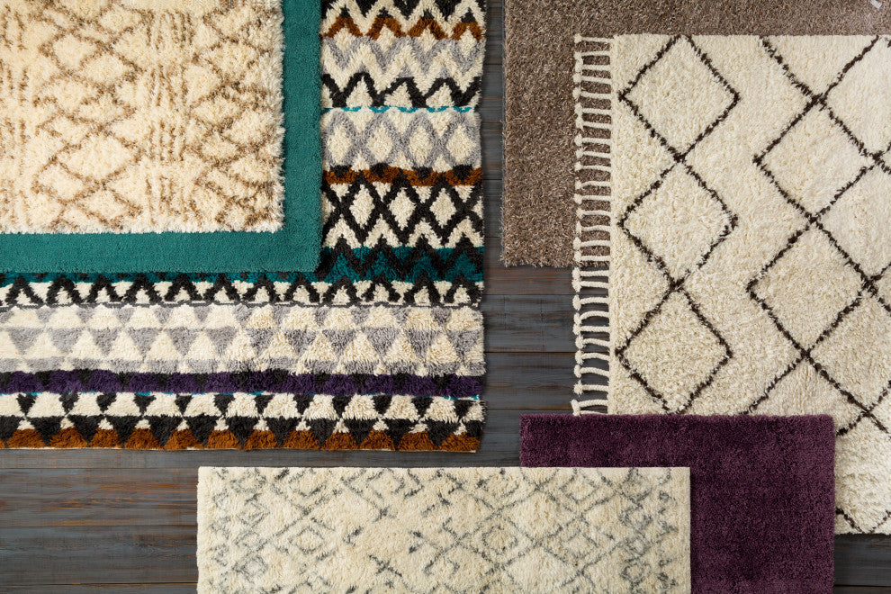 Surya Taz TAZ-1000 8'x10' Rug, Medium Gray