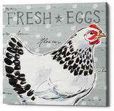 Roosters Call II' by Daphne Brissonnet, Giclee Canvas Wall Art, 37"x37"