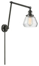 Fulton 1-Light LED Swing Arm Light, Oil Rubbed Bronze, Glass: Clear