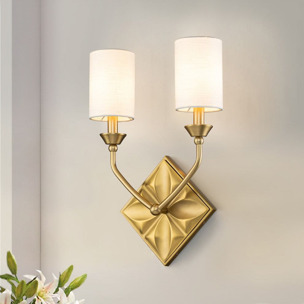 Manor 1 Light Sconce in Silver Leaf