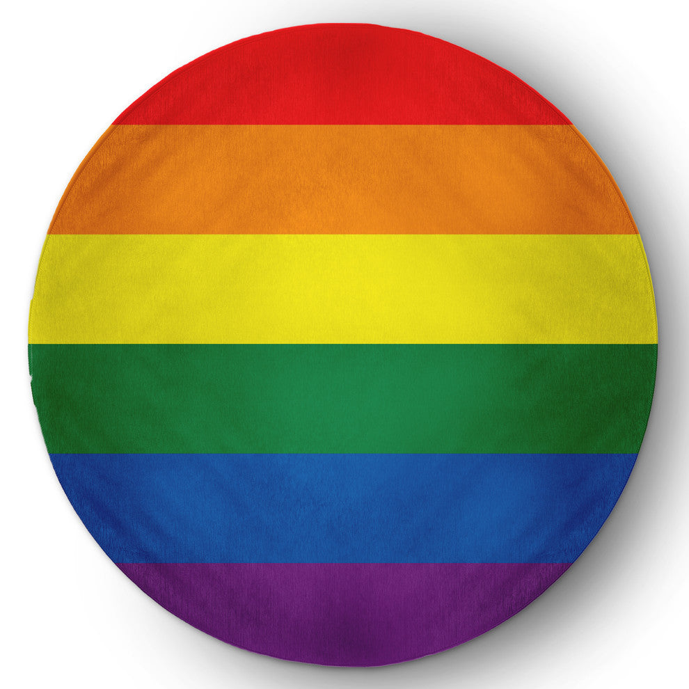 Pride Chenille Rug, Pride, 5' Round