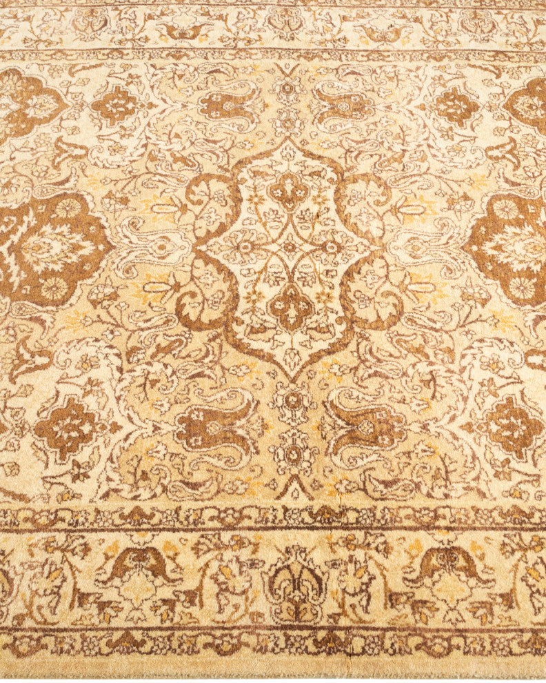 Nayak One-of-a-Kind Hand-Knotted Area Rug Yellow, 4'1"x6'3"