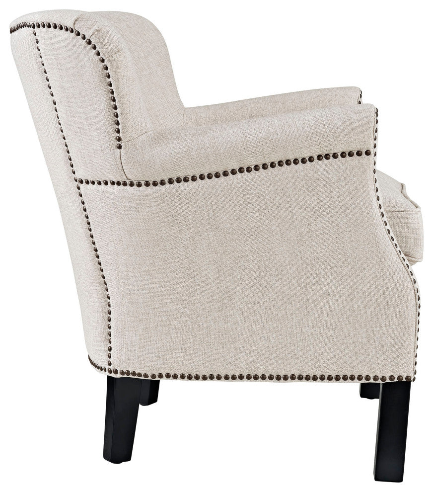 Sand Key Upholstered Fabric Armchair