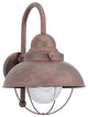 Generation Lighting Lighting 1-Light Outdoor Lantern, Weathered Copper