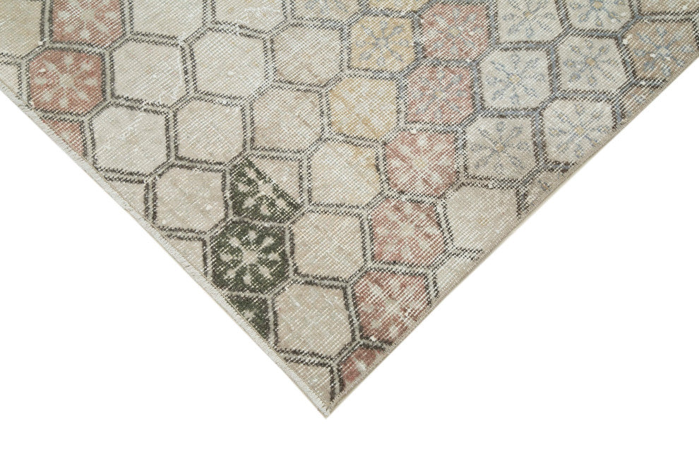 Rug N Carpet - Hand-knotted Anatolian 4' 10'' x 10' 6'' Faded Vintage Rug