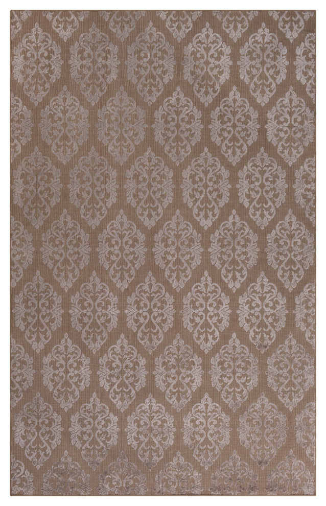 Surya Tidal TDL-1020 6'x9' Rug, Tan/Light Gray