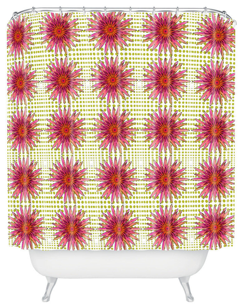 Deny Designs Ingrid Padilla Pretty Pinkies Shower Curtain
