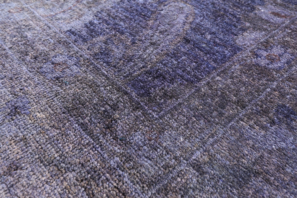 Full Pile Overdyed Hand Knotted Wool Rug 5' 11" X 9' 0" - Q12718