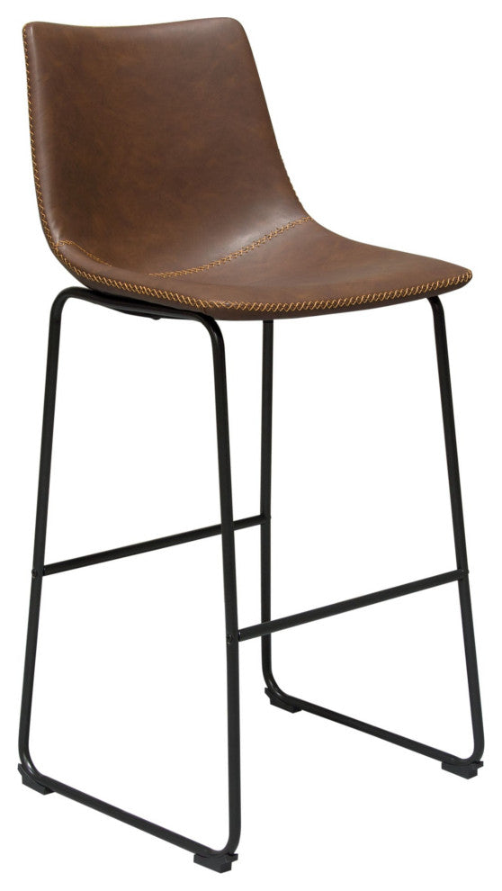 Theo 2 Bar Height Chairs, Chocolate