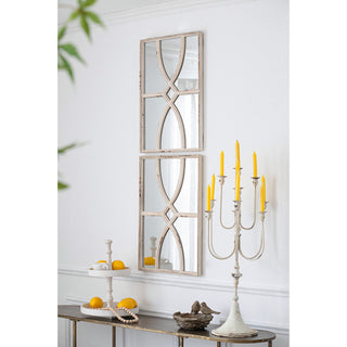 Gewnee 16" x 23" Rectangular Wooden Wall Mirror , White
