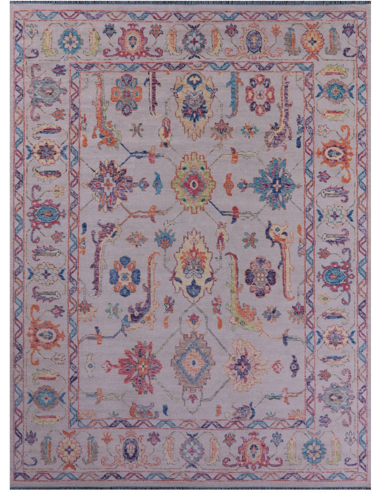 10' 4" X 13' 10" Turkish Oushak Handmade Wool Rug - Q16105