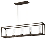 Zire 5-Light Island Pendant, Brushed Oil Rubbed Bronze