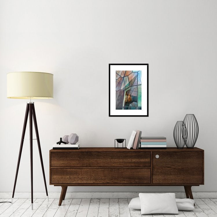 "Colour Mosaic" Framed Digital Print by Jure Kravanja, 22x30"