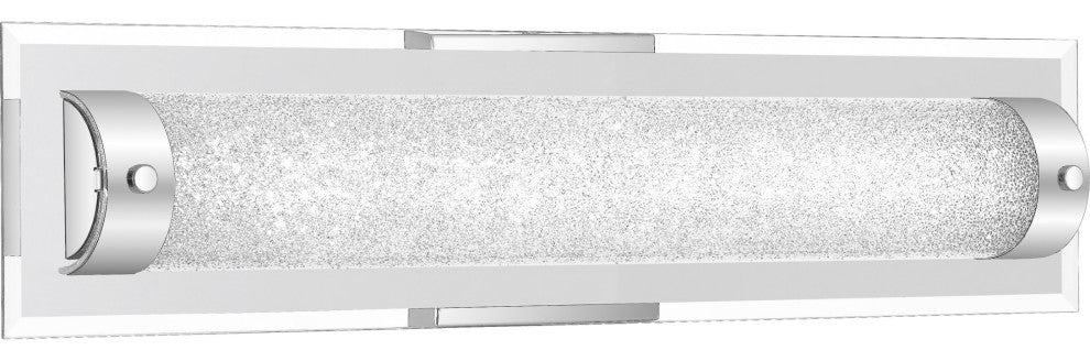 Quoizel PCGZ8522 Glitz 1 Light 22"W Integrated LED Bath Bar - Polished Chrome