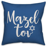 Mazel Tov 16"x16" Throw Pillow