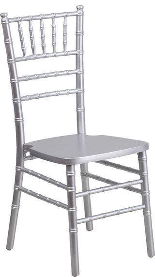 HERCULES Series Silver Wood Chiavari Chair