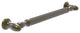 24" Grab Bar Reeded, Antique Brass