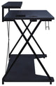 Checkpoint Ghost Battlestation Gaming Desk With RGB LED Lights